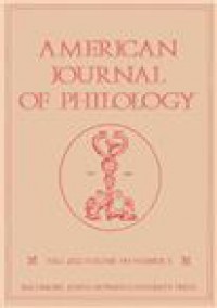 American Journal Of Philology