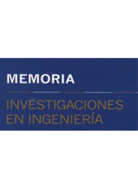Memoria Investigaciones En Ingenieria